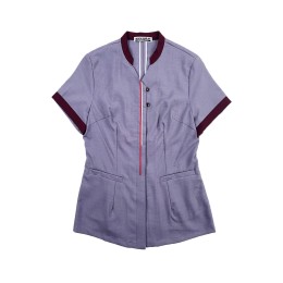 A large number of custom-made hotel cleaning work clothes custom property community housekeeping cleaning clothes V-neck hotel cleaning clothes clothing factory SKHH014 A large number of custom-made hotel cleaning work clothes custom property community housekeeping cleaning clothes V-neck hotel cleaning clothes clothing factory SKHH014